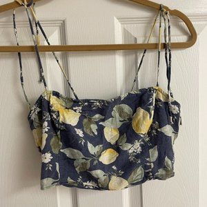 Abercrombie and Fitch Lemon Crop Camisole